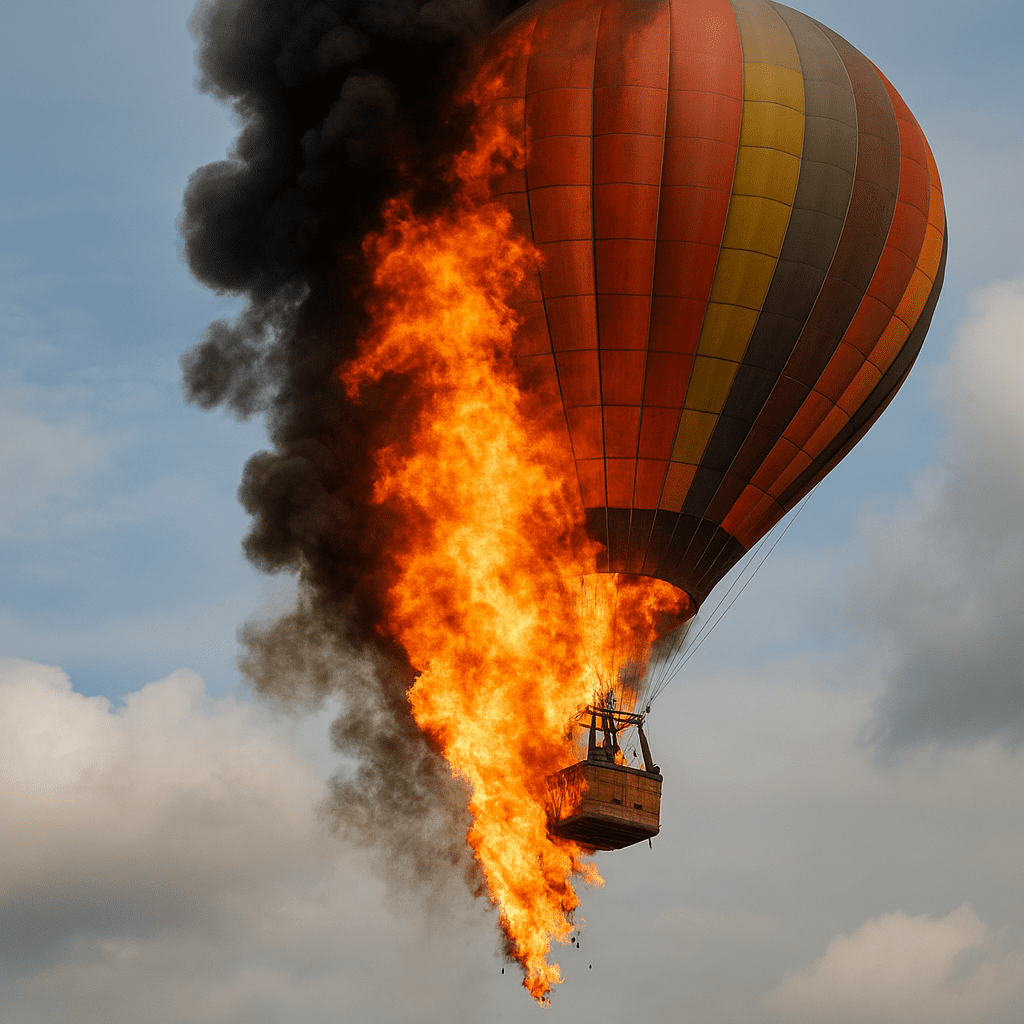 brazil hot air baloon crash